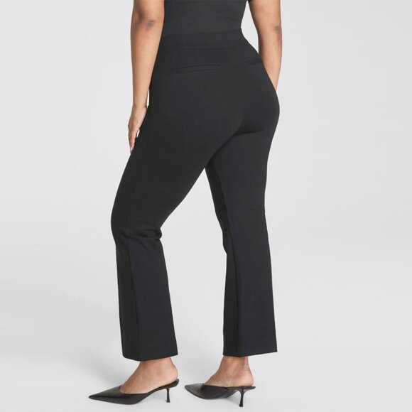 SPANX Supersmooth PerfectFit Ponte Kick Flare Pant Casual Work Black Classic XS - Picture 1 of 11